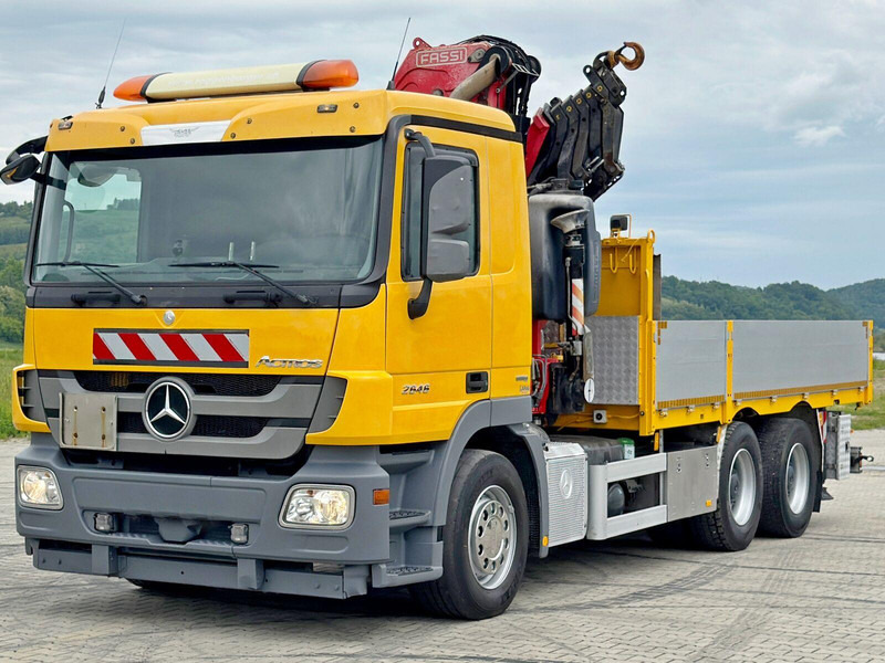 Mercedes-Benz ACTROS 2646 * FASSI F365AXP.26 + FUNK * 6x4 - Xe tải thùng lửng/ Phẳng, Xe cẩu tự hành: hình 4 Mercedes-Benz ACTROS 2646 * FASSI F365AXP.26 + FUNK * 6x4 - Xe tải thùng lửng/ Phẳng, Xe cẩu tự hành: hình 4