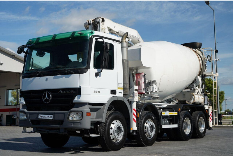 Mercedes-Benz ACTROS 3241 / POMPOGRUSZKA / 8X4 / BETONIARKA + POMPA SERMAC 3Z2 - Xe trộn bê tông: hình 3 Mercedes-Benz ACTROS 3241 / POMPOGRUSZKA / 8X4 / BETONIARKA + POMPA SERMAC 3Z2 - Xe trộn bê tông: hình 3
