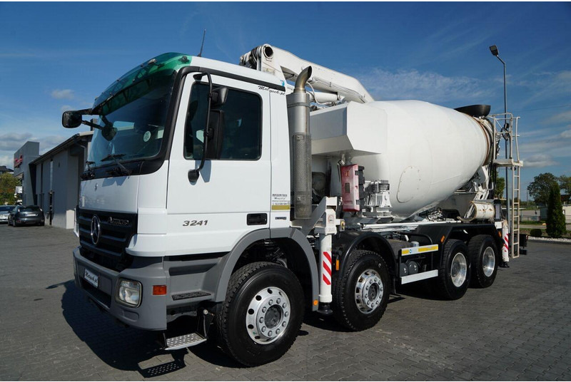 Mercedes-Benz ACTROS 3241 / POMPOGRUSZKA / 8X4 / BETONIARKA + POMPA SERMAC 3Z2 - Xe trộn bê tông: hình 4 Mercedes-Benz ACTROS 3241 / POMPOGRUSZKA / 8X4 / BETONIARKA + POMPA SERMAC 3Z2 - Xe trộn bê tông: hình 4