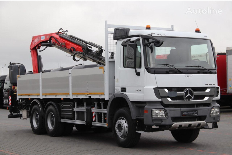 Mercedes-Benz ACTROS 3336 - Xe tải thùng lửng/ Phẳng, Xe cẩu tự hành: hình 1 Mercedes-Benz ACTROS 3336 - Xe tải thùng lửng/ Phẳng, Xe cẩu tự hành: hình 1