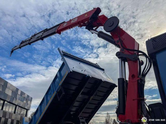 Xe ben, Xe cẩu tự hành Mercedes-Benz ACTROS 3341 6x6 HMF 4220 K4 CRANE KIPPER: hình 14