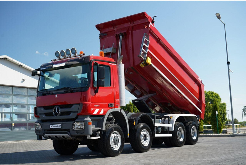 Mercedes-Benz ACTROS 4141 / 8X6 / WYWROTKA TYLNOZSYPOWA / MEILLER KIPPER 5.3M - Xe ben: hình 1 Mercedes-Benz ACTROS 4141 / 8X6 / WYWROTKA TYLNOZSYPOWA / MEILLER KIPPER 5.3M - Xe ben: hình 1