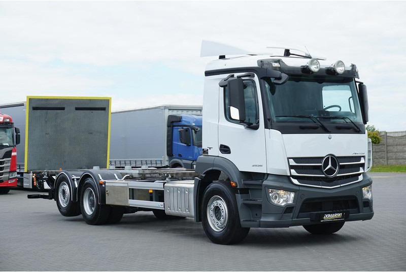Mercedes-Benz ANTOS / 2535 / ACC / E 6 / BDF + WINDA / 7.15 , 7.45, 7.82 M / O - Xe chở container/ Xe tải hoán đổi thân: hình 1 Mercedes-Benz ANTOS / 2535 / ACC / E 6 / BDF + WINDA / 7.15 , 7.45, 7.82 M / O - Xe chở container/ Xe tải hoán đổi thân: hình 1