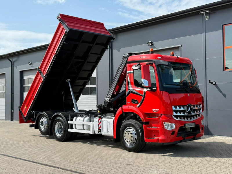Mercedes-Benz AROCS 2532 // E6 // wywrotka 3-Stronna + HIAB HIDUO 158 B-2 // 6 - Xe ben, Xe cẩu tự hành: hình 1 Mercedes-Benz AROCS 2532 // E6 // wywrotka 3-Stronna + HIAB HIDUO 158 B-2 // 6 - Xe ben, Xe cẩu tự hành: hình 1