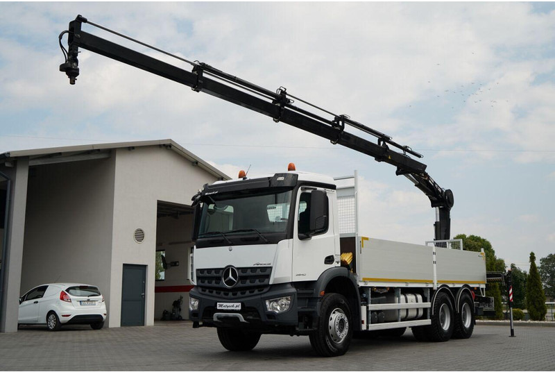 Mercedes-Benz / AROCS 2640 / 6x4 / SKRZYNIOWY - 6,5 M / HDS HIAB XS 144 / wysó - Xe tải thùng lửng/ Phẳng, Xe cẩu tự hành: hình 2 Mercedes-Benz / AROCS 2640 / 6x4 / SKRZYNIOWY - 6,5 M / HDS HIAB XS 144 / wysó - Xe tải thùng lửng/ Phẳng, Xe cẩu tự hành: hình 2