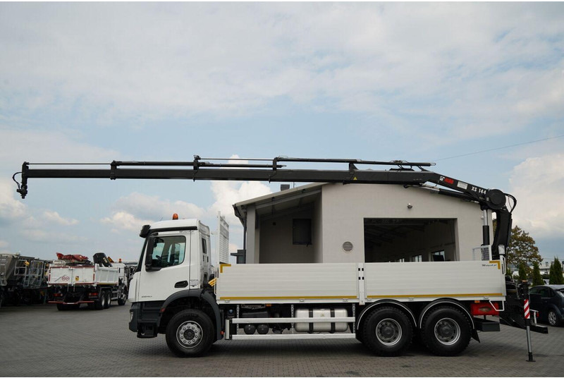 Mercedes-Benz / AROCS 2640 / 6x4 / SKRZYNIOWY - 6,5 M / HDS HIAB XS 144 / wysó - Xe tải thùng lửng/ Phẳng, Xe cẩu tự hành: hình 3 Mercedes-Benz / AROCS 2640 / 6x4 / SKRZYNIOWY - 6,5 M / HDS HIAB XS 144 / wysó - Xe tải thùng lửng/ Phẳng, Xe cẩu tự hành: hình 3