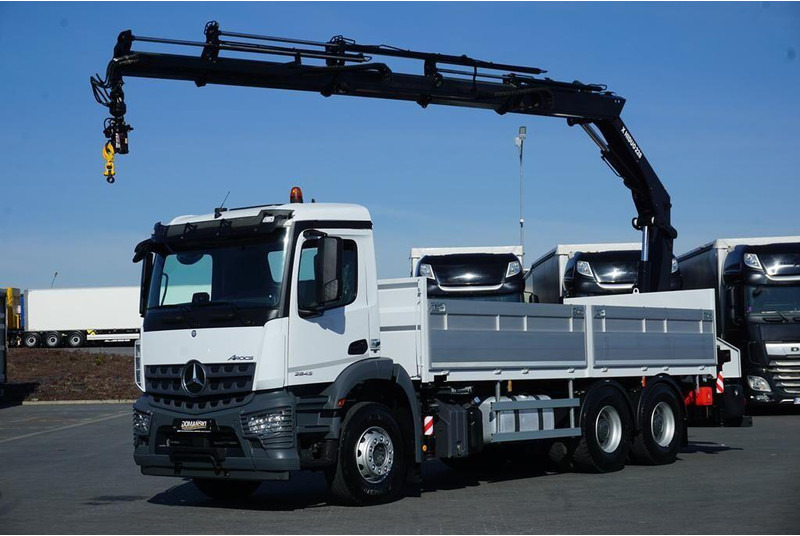 Mercedes-Benz AROCS / 2643 / 6 X 4 / SKRZYNIOWY + HDS / HIAB 228 E – 4 / WYS. - Xe tải thùng lửng/ Phẳng, Xe cẩu tự hành: hình 1 Mercedes-Benz AROCS / 2643 / 6 X 4 / SKRZYNIOWY + HDS / HIAB 228 E – 4 / WYS. - Xe tải thùng lửng/ Phẳng, Xe cẩu tự hành: hình 1