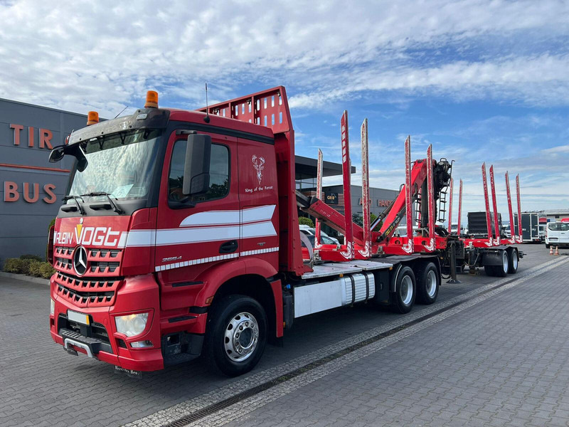 Mercedes-Benz AROCS 2645 EURO 6 6x4 TIMBER CARRIER HOLZTRANSPORT PALFINGER EPS - Xe chở gỗ, Xe cẩu tự hành: hình 1 Mercedes-Benz AROCS 2645 EURO 6 6x4 TIMBER CARRIER HOLZTRANSPORT PALFINGER EPS - Xe chở gỗ, Xe cẩu tự hành: hình 1