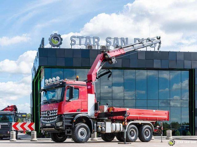 Mercedes-Benz AROCS 3345 6x6 HMF 3220 K hds Crane tipper - Xe ben, Xe cẩu tự hành: hình 3 Mercedes-Benz AROCS 3345 6x6 HMF 3220 K hds Crane tipper - Xe ben, Xe cẩu tự hành: hình 3