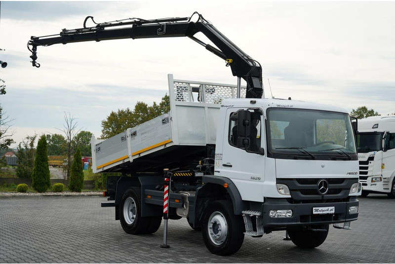 Mercedes-Benz ATEGO 1629 / 4x4 / WYWROTKA + HDS HIAB 111 B-3 / PILOT / ROTAT - Xe ben, Xe cẩu tự hành: hình 1 Mercedes-Benz ATEGO 1629 / 4x4 / WYWROTKA + HDS HIAB 111 B-3 / PILOT / ROTAT - Xe ben, Xe cẩu tự hành: hình 1