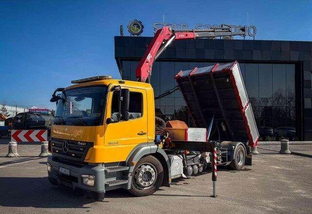 Mercedes-Benz AXOR 1824 4x2 HMF 975 HDS Crane Rotator Kipper - Xe ben, Xe cẩu tự hành: hình 4 Mercedes-Benz AXOR 1824 4x2 HMF 975 HDS Crane Rotator Kipper - Xe ben, Xe cẩu tự hành: hình 4