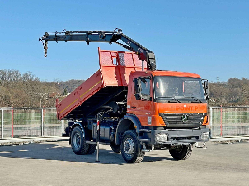 Mercedes-Benz AXOR 1829 * HIAB 1111 HIDUO + FUNK * TOP * 4x4 - Xe ben, Xe cẩu tự hành: hình 2 Mercedes-Benz AXOR 1829 * HIAB 1111 HIDUO + FUNK * TOP * 4x4 - Xe ben, Xe cẩu tự hành: hình 2