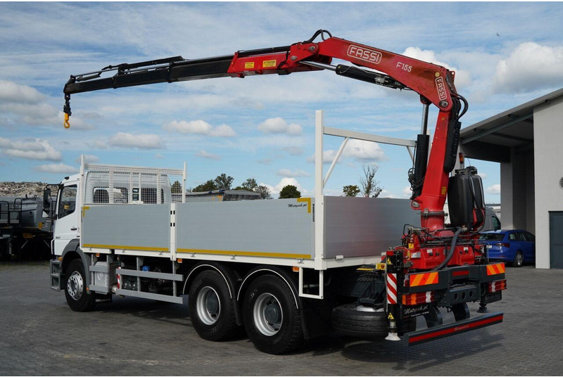 Mercedes-Benz / AXOR 2633 / 6X4 / SKRZYNIOWY - 6,55 M / MOCNA PODŁOGA / HDS FA - Xe tải thùng lửng/ Phẳng, Xe cẩu tự hành: hình 4 Mercedes-Benz / AXOR 2633 / 6X4 / SKRZYNIOWY - 6,55 M / MOCNA PODŁOGA / HDS FA - Xe tải thùng lửng/ Phẳng, Xe cẩu tự hành: hình 4