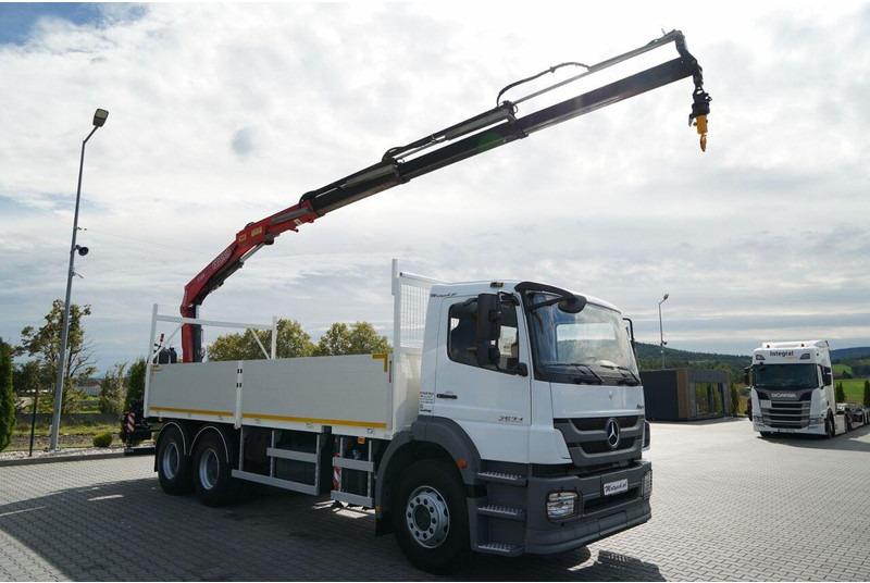 Xe tải thùng lửng/ Phẳng, Xe cẩu tự hành Mercedes-Benz / AXOR 2633 / 6X4 / SKRZYNIOWY - 6,55 M / MOCNA PODŁOGA / HDS FA: hình 8
