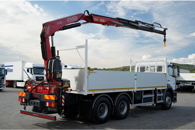 Mercedes-Benz / AXOR 2633 / 6X4 / SKRZYNIOWY - 6,55 M / MOCNA PODŁOGA / HDS FA - Xe tải thùng lửng/ Phẳng, Xe cẩu tự hành: hình 5 Mercedes-Benz / AXOR 2633 / 6X4 / SKRZYNIOWY - 6,55 M / MOCNA PODŁOGA / HDS FA - Xe tải thùng lửng/ Phẳng, Xe cẩu tự hành: hình 5