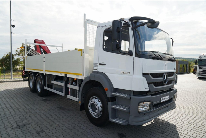 Xe tải thùng lửng/ Phẳng, Xe cẩu tự hành Mercedes-Benz / AXOR 2633 / 6X4 / SKRZYNIOWY - 6,55 M / MOCNA PODŁOGA / HDS FA: hình 13