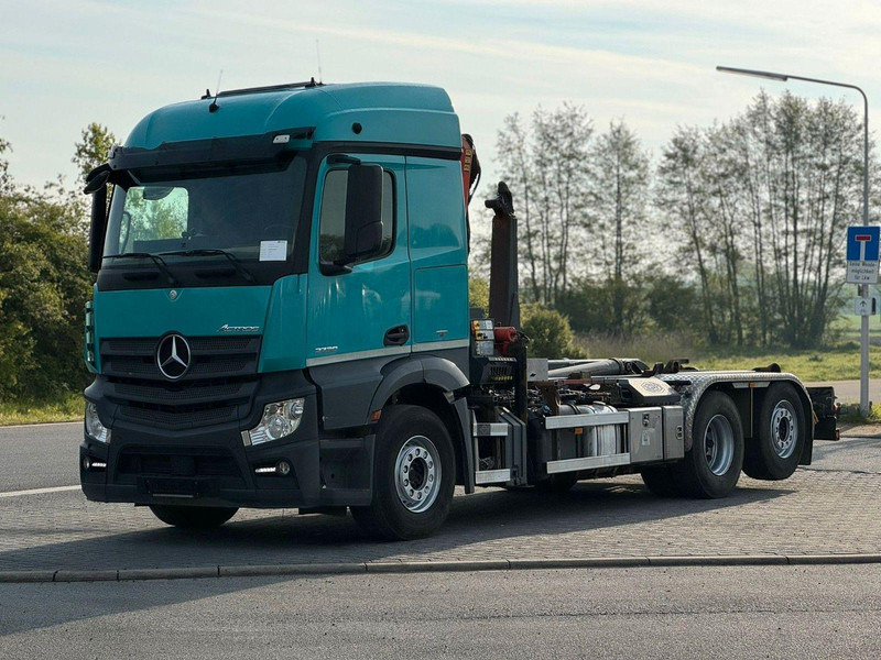 Mercedes-Benz Actros 2540 6x2 Abrollkipper Kran PK 11001 - Xe tải thùng lửng/ Phẳng, Xe cẩu tự hành: hình 2 Mercedes-Benz Actros 2540 6x2 Abrollkipper Kran PK 11001 - Xe tải thùng lửng/ Phẳng, Xe cẩu tự hành: hình 2