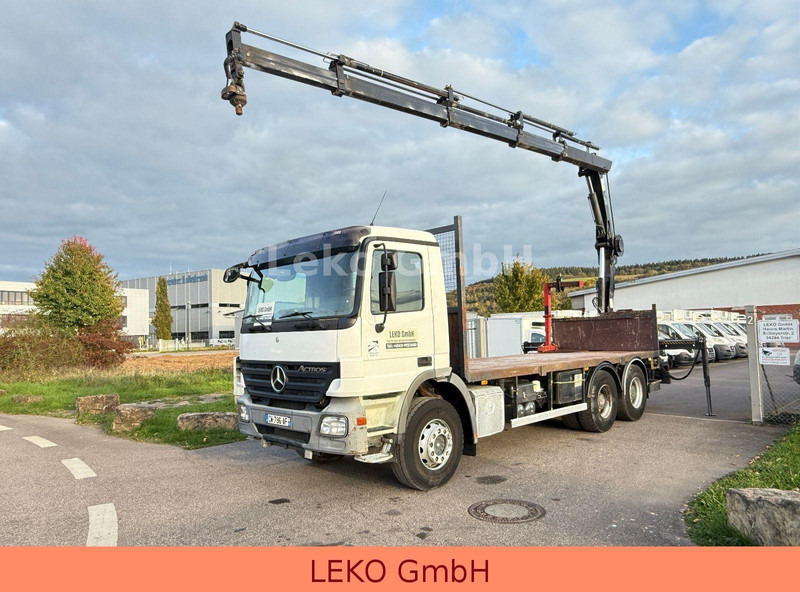 Mercedes-Benz Actros 2636-Plateau Hiab Krahn - Xe tải thùng lửng/ Phẳng, Xe cẩu tự hành: hình 1 Mercedes-Benz Actros 2636-Plateau Hiab Krahn - Xe tải thùng lửng/ Phẳng, Xe cẩu tự hành: hình 1