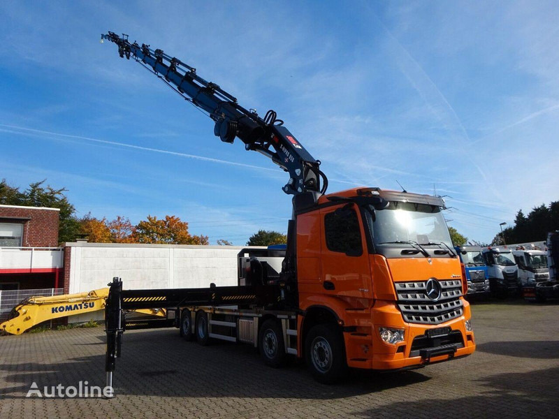 Mercedes-Benz Arocs 3751 - Flatbed+crane - Xe tải thùng lửng/ Phẳng, Xe cẩu tự hành: hình 3 Mercedes-Benz Arocs 3751 - Flatbed+crane - Xe tải thùng lửng/ Phẳng, Xe cẩu tự hành: hình 3