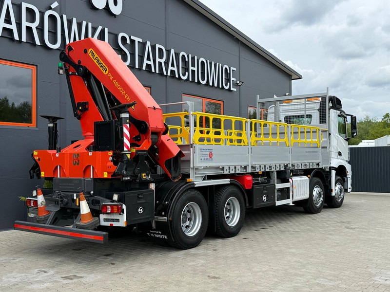 Mercedes-Benz Arocs Actros 3236 // E6 // 8x4 // Palfinger PK4800 - Xe tải thùng lửng/ Phẳng, Xe cẩu tự hành: hình 4 Mercedes-Benz Arocs Actros 3236 // E6 // 8x4 // Palfinger PK4800 - Xe tải thùng lửng/ Phẳng, Xe cẩu tự hành: hình 4