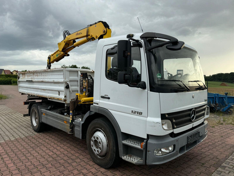 Mercedes-Benz Atego 1218 Meiller Kipper / Kran / Greifer - Xe ben, Xe cẩu tự hành: hình 1 Mercedes-Benz Atego 1218 Meiller Kipper / Kran / Greifer - Xe ben, Xe cẩu tự hành: hình 1