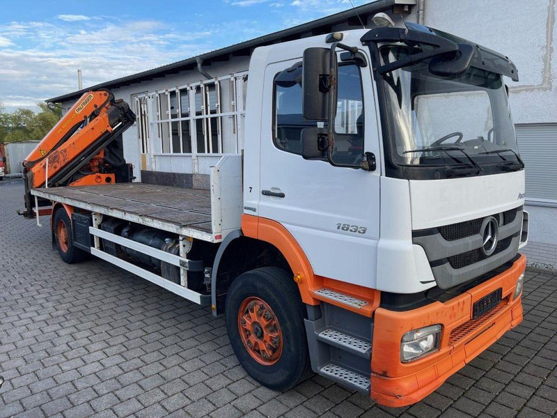 Mercedes-Benz Axor 1833 - Xe tải thùng lửng/ Phẳng, Xe cẩu tự hành: hình 2 Mercedes-Benz Axor 1833 - Xe tải thùng lửng/ Phẳng, Xe cẩu tự hành: hình 2