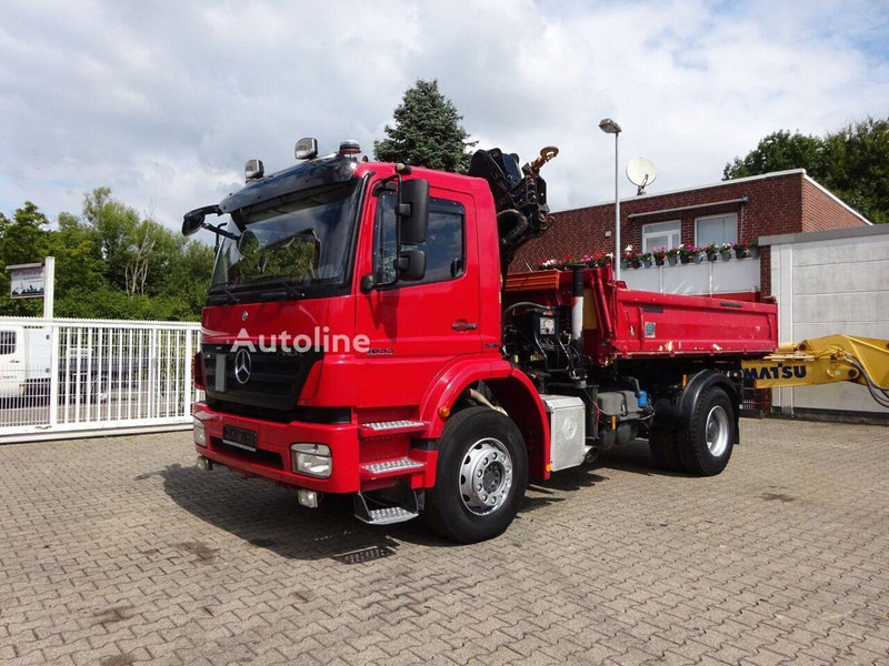 Mercedes-Benz Axor 1833 - Tipper+crane - Xe ben, Xe cẩu tự hành: hình 1 Mercedes-Benz Axor 1833 - Tipper+crane - Xe ben, Xe cẩu tự hành: hình 1