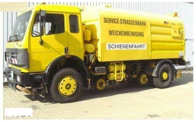 Mercedes-Benz SK 1820 4x2 Schienenreinigungs Kehrmaschine RAIL - Xe quét đường: hình 1 Mercedes-Benz SK 1820 4x2 Schienenreinigungs Kehrmaschine RAIL - Xe quét đường: hình 1