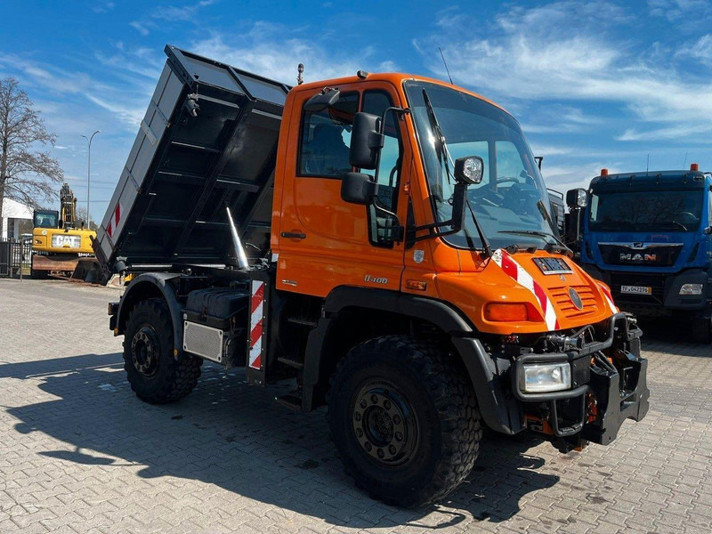 Mercedes-Benz UNIMOG U400 405/12 ZUGMASCHINE/ KIPPER - Xe ben đổ: hình 1 Mercedes-Benz UNIMOG U400 405/12 ZUGMASCHINE/ KIPPER - Xe ben đổ: hình 1