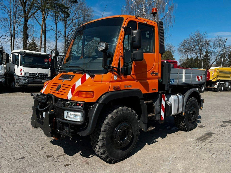 Mercedes-Benz UNIMOG U400 405/12 ZUGMASCHINE/ KIPPER - Xe ben đổ: hình 2 Mercedes-Benz UNIMOG U400 405/12 ZUGMASCHINE/ KIPPER - Xe ben đổ: hình 2