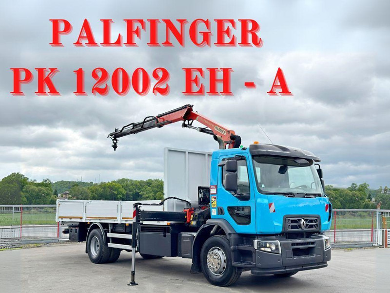 Renault C 320 * PK 12002 EH A + FUNK * TOPZUSTAND - Xe tải thùng lửng/ Phẳng, Xe cẩu tự hành: hình 1 Renault C 320 * PK 12002 EH A + FUNK * TOPZUSTAND - Xe tải thùng lửng/ Phẳng, Xe cẩu tự hành: hình 1