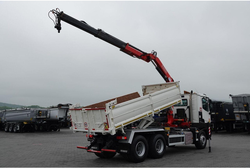 Renault C 380 / 6x4 / WYWROTKA 3 STRONNA + HDS FASSI F135 / HYDROBURTA - Xe ben, Xe cẩu tự hành: hình 4 Renault C 380 / 6x4 / WYWROTKA 3 STRONNA + HDS FASSI F135 / HYDROBURTA - Xe ben, Xe cẩu tự hành: hình 4