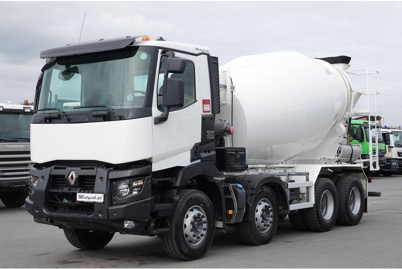 Renault C 380 / 8X4 / BETONOMIESZARKA / GRUSZKA / LIEBHERR 9 M3 / EURO 6 - Xe trộn bê tông: hình 1 Renault C 380 / 8X4 / BETONOMIESZARKA / GRUSZKA / LIEBHERR 9 M3 / EURO 6 - Xe trộn bê tông: hình 1