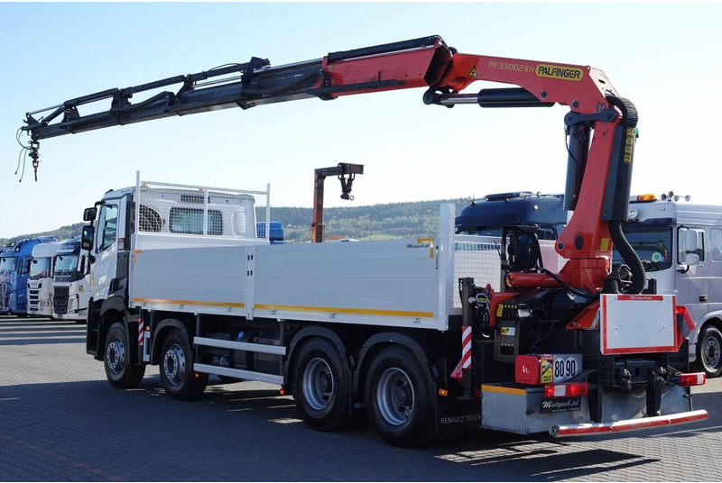 Renault C 430 / 8x4 / SKRZYNIOWY 7 M + HDS PALFINGER 33002 -wysów: 14,5 - Xe tải thùng lửng/ Phẳng, Xe cẩu tự hành: hình 3 Renault C 430 / 8x4 / SKRZYNIOWY 7 M + HDS PALFINGER 33002 -wysów: 14,5 - Xe tải thùng lửng/ Phẳng, Xe cẩu tự hành: hình 3