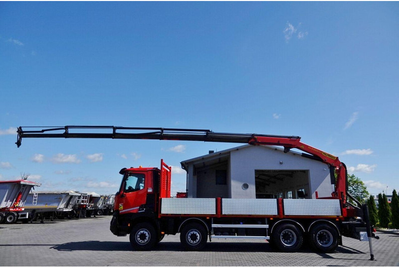 Renault C 430 / 8x4 / SKRZYNIOWY 7 M + HDS PALFINGER PK 2300-EH / WYSÓW - Xe tải thùng lửng/ Phẳng, Xe cẩu tự hành: hình 2 Renault C 430 / 8x4 / SKRZYNIOWY 7 M + HDS PALFINGER PK 2300-EH / WYSÓW - Xe tải thùng lửng/ Phẳng, Xe cẩu tự hành: hình 2