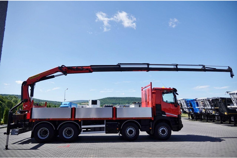 Renault C 430 / 8x4 / SKRZYNIOWY 7 M + HDS PALFINGER PK 2300-EH / WYSÓW - Xe tải thùng lửng/ Phẳng, Xe cẩu tự hành: hình 5 Renault C 430 / 8x4 / SKRZYNIOWY 7 M + HDS PALFINGER PK 2300-EH / WYSÓW - Xe tải thùng lửng/ Phẳng, Xe cẩu tự hành: hình 5