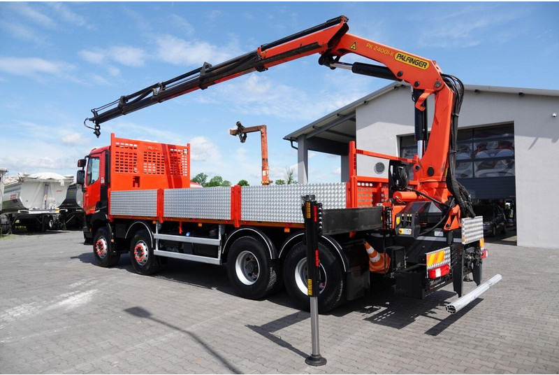 Renault C 430 / 8x4 / SKRZYNIOWY 7 M + HDS PALFINGER PK 24001-K C / WYSÓ - Xe tải thùng lửng/ Phẳng, Xe cẩu tự hành: hình 5 Renault C 430 / 8x4 / SKRZYNIOWY 7 M + HDS PALFINGER PK 24001-K C / WYSÓ - Xe tải thùng lửng/ Phẳng, Xe cẩu tự hành: hình 5