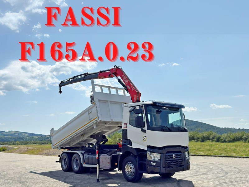 Renault C 430 * FASSI F165A.0.23 + FUNK * 6x4 - Xe ben, Xe cẩu tự hành: hình 1 Renault C 430 * FASSI F165A.0.23 + FUNK * 6x4 - Xe ben, Xe cẩu tự hành: hình 1