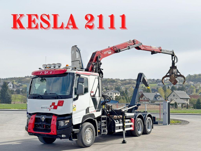 Renault C520 * ABROLLKIPPER 4,80 m * KESLA * 6x4! - Xe tải nâng móc, Xe cẩu tự hành: hình 1 Renault C520 * ABROLLKIPPER 4,80 m * KESLA * 6x4! - Xe tải nâng móc, Xe cẩu tự hành: hình 1