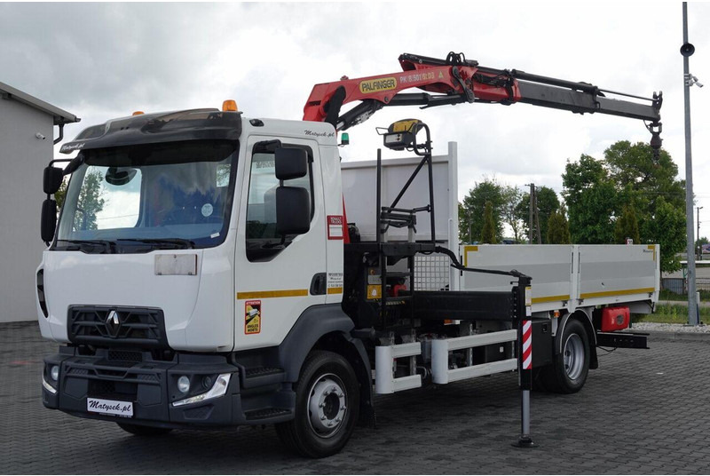 Renault D 210/ 4X2 / SKRZYNIOWY 5 M + HDS PALFINGER PK 8.501 SLD A / UD - Xe tải thùng lửng/ Phẳng, Xe cẩu tự hành: hình 2 Renault D 210/ 4X2 / SKRZYNIOWY 5 M + HDS PALFINGER PK 8.501 SLD A / UD - Xe tải thùng lửng/ Phẳng, Xe cẩu tự hành: hình 2