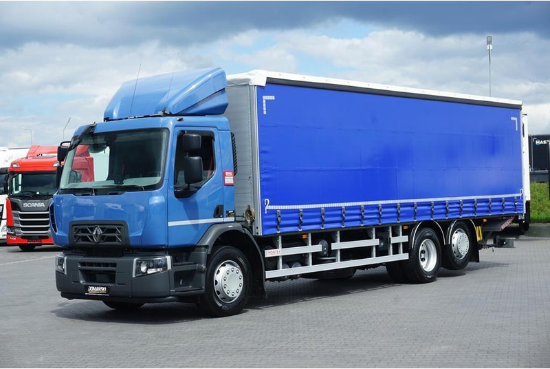 Renault D 320 / EURO 6 / FIRANKA + WINDA / 21 PALET / ŁAD. 16 530 KG - Xe tải thùng mui bạt: hình 1 Renault D 320 / EURO 6 / FIRANKA + WINDA / 21 PALET / ŁAD. 16 530 KG - Xe tải thùng mui bạt: hình 1