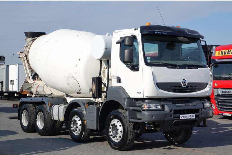 Renault KERAX 410 / 8X4 / BETONOMIESZARKA / GRUSZKA CIFA / 9 m3 / SPROWA - Xe trộn bê tông: hình 4 Renault KERAX 410 / 8X4 / BETONOMIESZARKA / GRUSZKA CIFA / 9 m3 / SPROWA - Xe trộn bê tông: hình 4