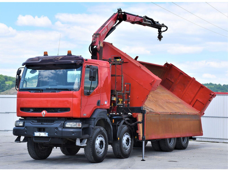 Renault KERAX 420 DCI Kipper 6,30m+FASSI F95AXS.21+FUNK - Xe ben, Xe cẩu tự hành: hình 3 Renault KERAX 420 DCI Kipper 6,30m+FASSI F95AXS.21+FUNK - Xe ben, Xe cẩu tự hành: hình 3