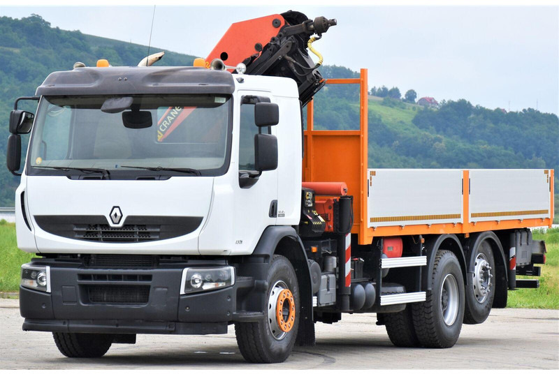 Renault PREMIUM 430 DXI* FUNK * TOPZUSTAND - Xe tải thùng lửng/ Phẳng, Xe cẩu tự hành: hình 4 Renault PREMIUM 430 DXI* FUNK * TOPZUSTAND - Xe tải thùng lửng/ Phẳng, Xe cẩu tự hành: hình 4