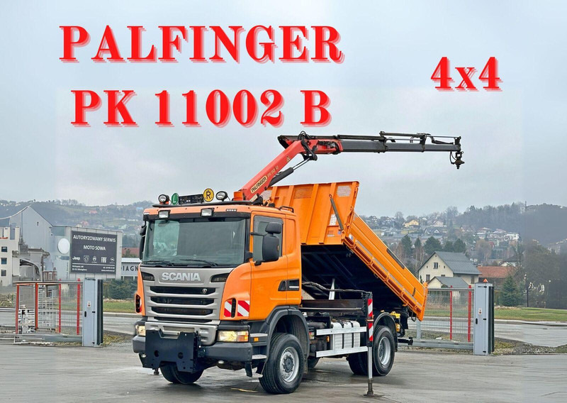 Scania G360 Kipper 4,10m *PK 11002 B + FUNK *4x4 - Xe ben, Xe cẩu tự hành: hình 1 Scania G360 Kipper 4,10m *PK 11002 B + FUNK *4x4 - Xe ben, Xe cẩu tự hành: hình 1