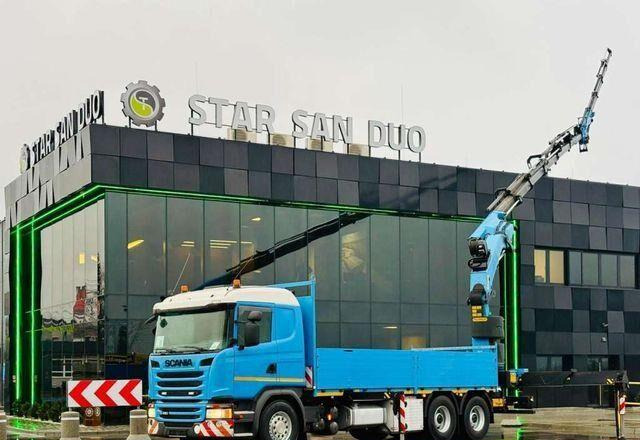 Scania G450 6x4 PALFINGER PK 42002 SH Fly Jib Crane - Xe tải thùng lửng/ Phẳng, Xe cẩu tự hành: hình 5 Scania G450 6x4 PALFINGER PK 42002 SH Fly Jib Crane - Xe tải thùng lửng/ Phẳng, Xe cẩu tự hành: hình 5