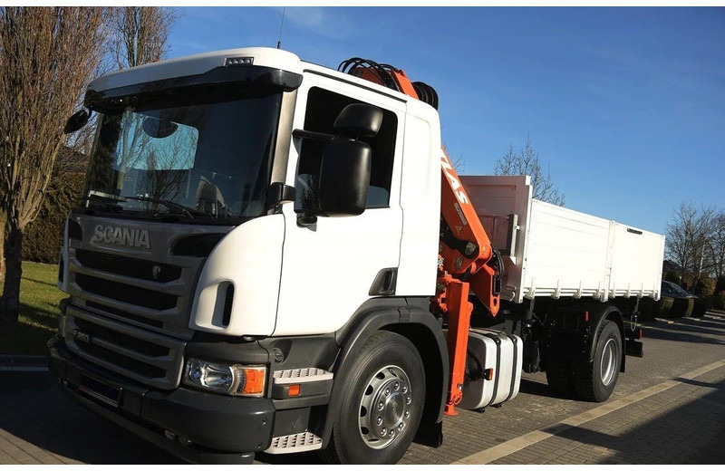 Scania P 250 - 3 way tipper + crane - Xe ben, Xe cẩu tự hành: hình 1 Scania P 250 - 3 way tipper + crane - Xe ben, Xe cẩu tự hành: hình 1