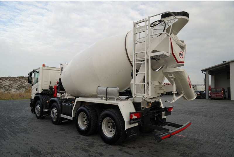 Scania P 410 / 8x4 / BETONOMIESZARKA / GRUSZKA / PUTZMEISTER / 9m3 / AU - Xe trộn bê tông: hình 3 Scania P 410 / 8x4 / BETONOMIESZARKA / GRUSZKA / PUTZMEISTER / 9m3 / AU - Xe trộn bê tông: hình 3