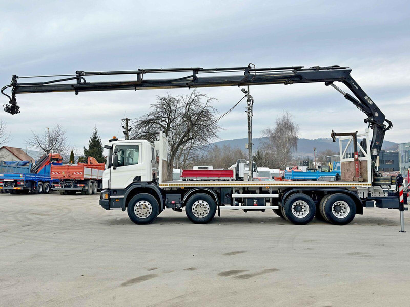 Scania P 410*PLATFORM 7,00m*HIAB 244 E-5 HIPRO+FUNK/8x4 - Xe tải thùng lửng/ Phẳng, Xe cẩu tự hành: hình 5 Scania P 410*PLATFORM 7,00m*HIAB 244 E-5 HIPRO+FUNK/8x4 - Xe tải thùng lửng/ Phẳng, Xe cẩu tự hành: hình 5