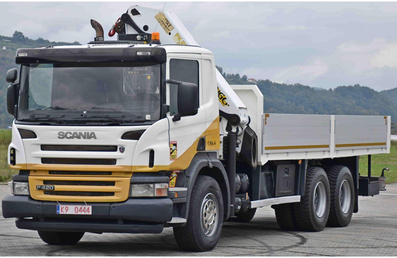 Scania P 420 - Xe tải thùng lửng/ Phẳng, Xe cẩu tự hành: hình 3 Scania P 420 - Xe tải thùng lửng/ Phẳng, Xe cẩu tự hành: hình 3